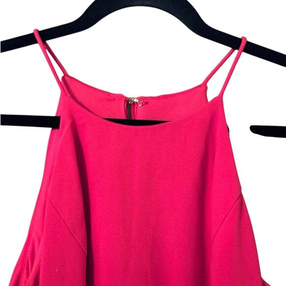 Aidan color block halter dress classic wedding guest minimal simple 8 GORGEOUS - Picture 2 of 7